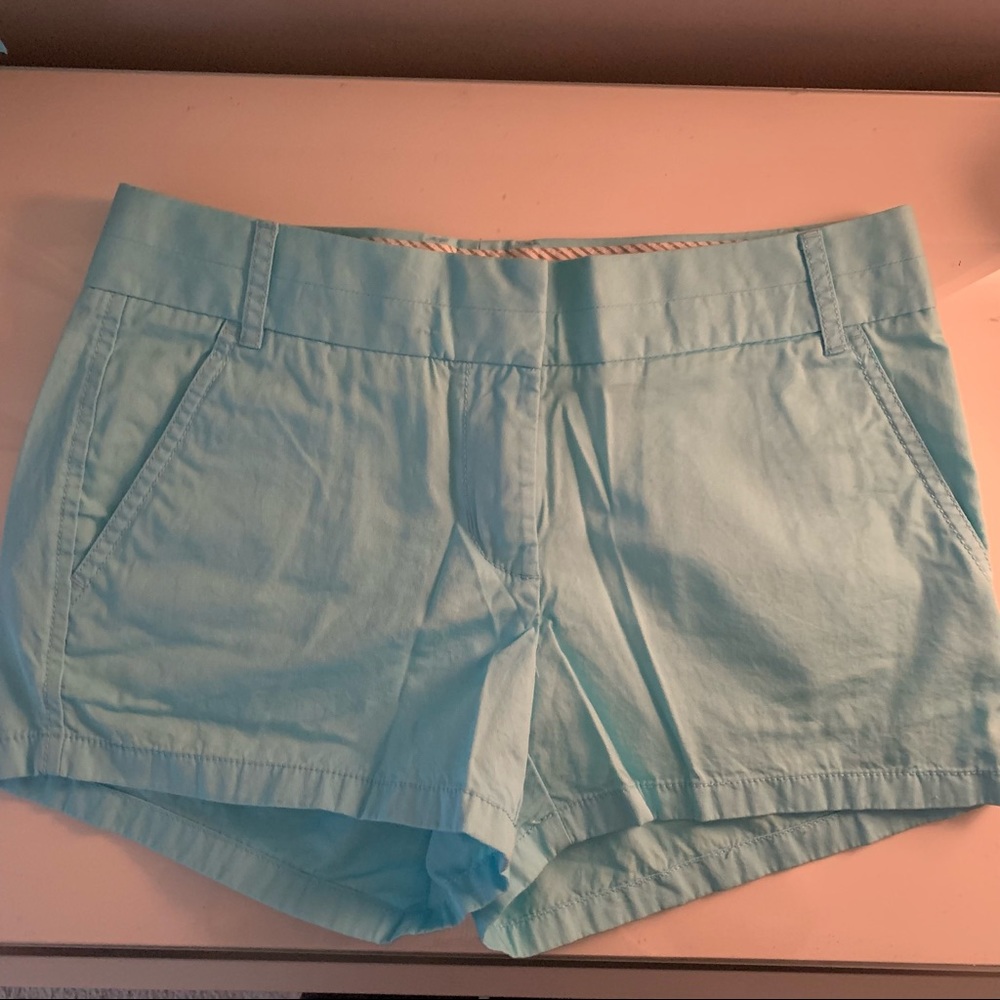 J. Crew 2 inch Chino Shorts Light Blue